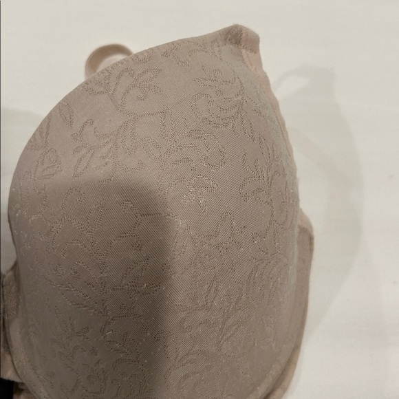 X 2 Natori Sheer Jacquard Black and Beige Bra - Picture 3 of 5